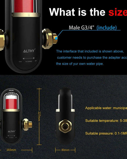 Ultimate Whole House Water Filter with Self-Cleaning Backwash and Superior Sediment Defense