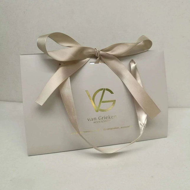 Luxurious Customized Paper Gift Bags - Set of 500 Luxe Pieces