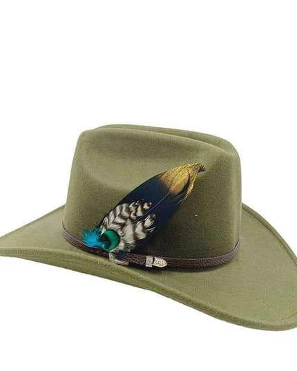 Chic Retro Cowboy Hat - Elegant White Jazz Style for All Occasions