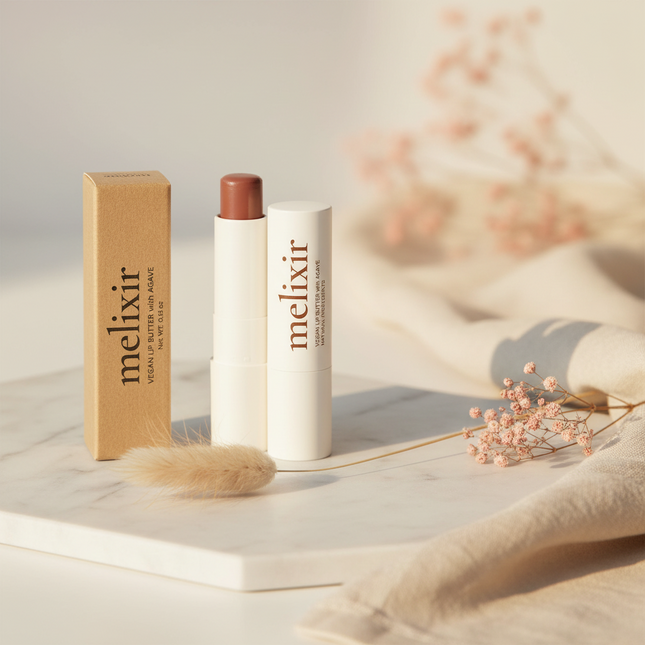 Agave Bliss Vegan Lip Balm: Nourishing Shea Butter Treatment for Soft Lips