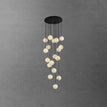 18 Heads ∅ 23.6″ x H 78.7″ / Dia 60cm x H 200cm / Cream + Black