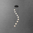 9 Heads ∅ 13.7″ x H 78.7″ / Dia 35cm x H 200cm / Cream + Black