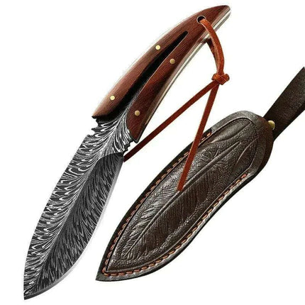 All-Purpose Carbon Steel Knife for Kitchen and Outdoor Use - Très Elite