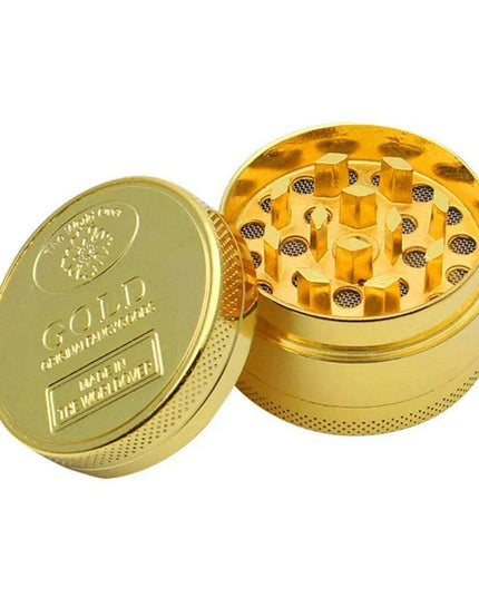 Deluxe Alloy Metal Herb and Spice Grinder for Ultimate Flavor Extraction