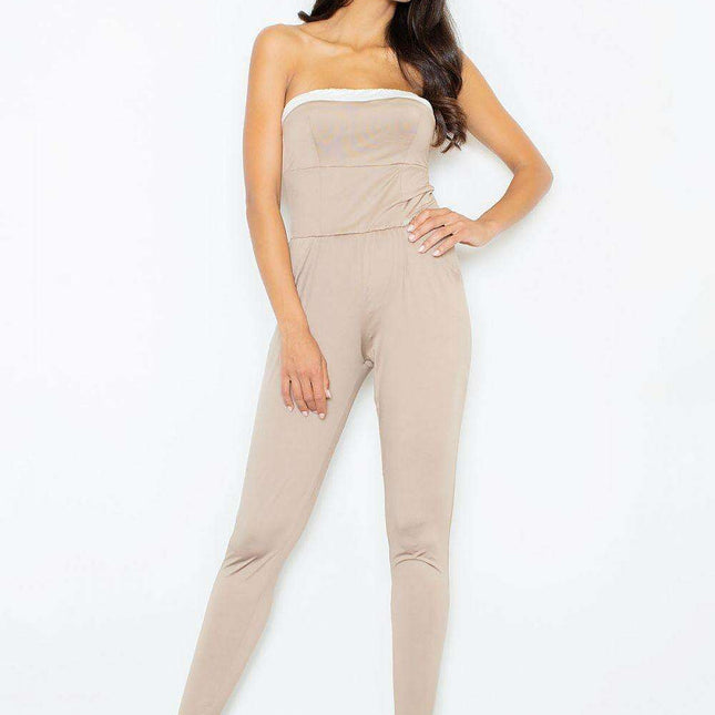 Alluring Cold-Shoulder Slim-Fit Jumpsuit