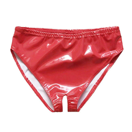 Alluring Leather High-Waisted Lingerie Set - Très Elite