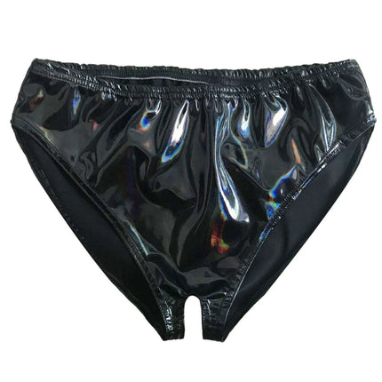 Alluring Leather High-Waisted Lingerie Set - Très Elite