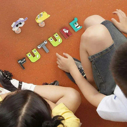 Alphabet Adventure Blocks: Interactive Learning Tool for Young Explorers - Très Elite
