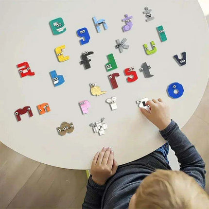 Alphabet Adventure Blocks: Interactive Learning Tool for Young Explorers - Très Elite