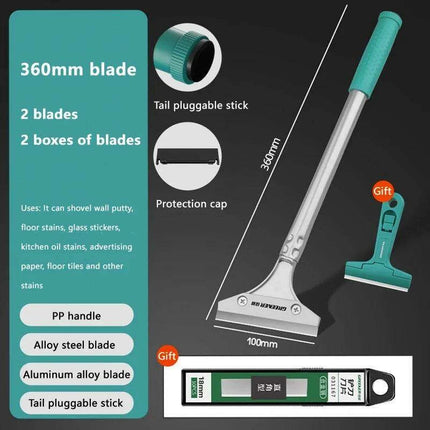 Aluminum Alloy Ultimate Glass Adhesive Removal Kit: Complete Cleaning Tool Set..