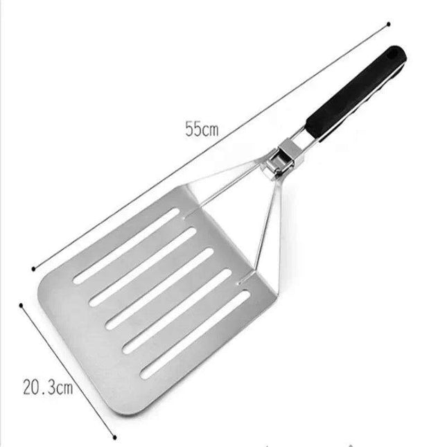 Aluminum Pizza Peel Shovel and Cheese Cutter Set with Extendable Handle - Très Elite