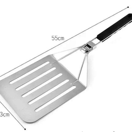 Aluminum Pizza Peel Shovel and Cheese Cutter Set with Extendable Handle - Très Elite