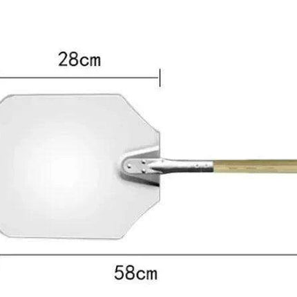 Aluminum Pizza Peel Shovel and Cheese Cutter Set with Extendable Handle - Très Elite