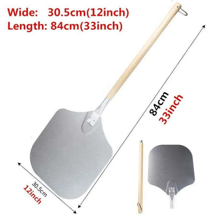Aluminum Pizza Shovel and Knife Set - Essential Tools for Culinary Creatives - Très Elite