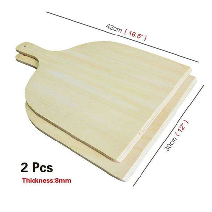 Aluminum Pizza Shovel and Knife Set - Essential Tools for Culinary Creatives - Très Elite