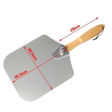 Aluminum Pizza Shovel and Knife Set - Essential Tools for Culinary Creatives - Très Elite
