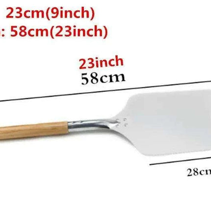 Aluminum Pizza Shovel and Knife Set - Essential Tools for Culinary Creatives - Très Elite