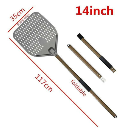 Aluminum Pizza Shovel and Knife Set - Essential Tools for Culinary Creatives - Très Elite