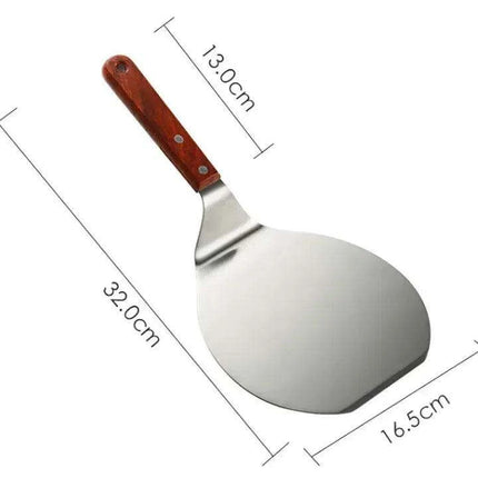 Aluminum Pizza Shovel and Knife Set - Essential Tools for Culinary Creatives - Très Elite
