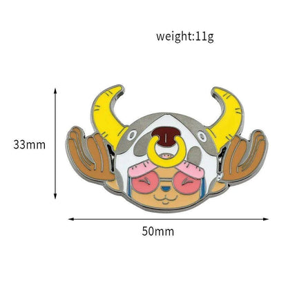 Anime Lover's One Piece Character Enamel Pins Collection - Stylish Jewelry Set for Fans- Très Elite- Très Elite