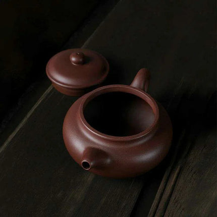 Antique 220ML Tea Kettle with Innovative Filter - Elegant Green Teapot for Puer Ceremonies and Home Decor - Très Elite