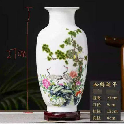 Antique Chinese Ceramic Vase with Intricate Animal Motif - Timeless Charm - Très Elite