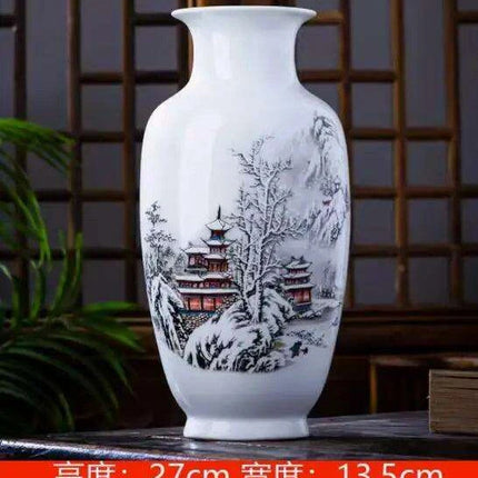 Antique Chinese Ceramic Vase with Intricate Animal Motif - Timeless Charm- Très Elite- Très Elite