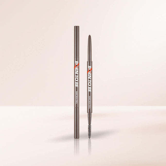 A'pieu Born To Be Madproof Skinny Brow Pencil #01 Dark Brown - Très Elite