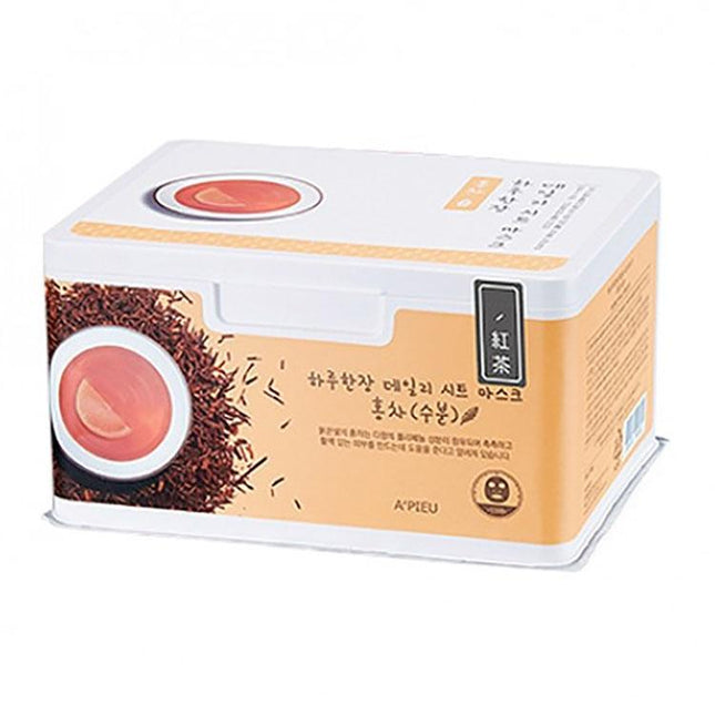 A'pieu Daily Sheet Mask 350ml/30ea #Black Tea - Très Elite