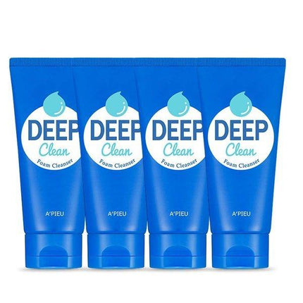 A'pieu Deep Clean Foam Cleanser 130ml X 4ea - Très Elite
