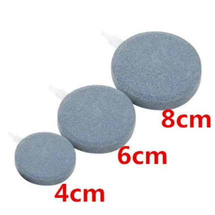 Aquarium Air Pump Oxygen Diffuser Disk - Bubble Stone for Fish Tank & Pond (4/6/8cm) - Très Elite