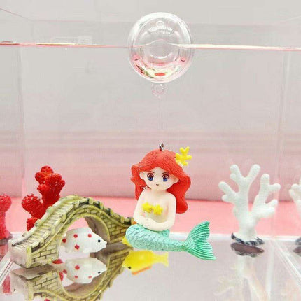 Aquatic Harmony: Chinese-Inspired Resin Sculpture for Enchanting Aquariums - Très Elite