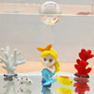 Hairpin Yellow Mermaid (with wire and ball)