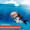 Night Glow White Fat Man Diving (Cable Feed+Ball)