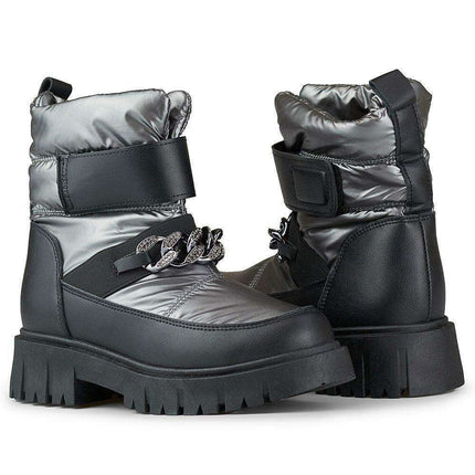 Arctic Chill Velcro Winter Boots for Ultimate Cold Weather Comfort - Très Elite