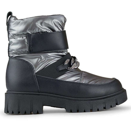 Arctic Chill Velcro Winter Boots for Ultimate Cold Weather Comfort - Très Elite