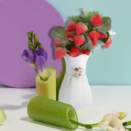 Artificial Strawberry Blossom Bouquet - Set of 3 - Très Elite