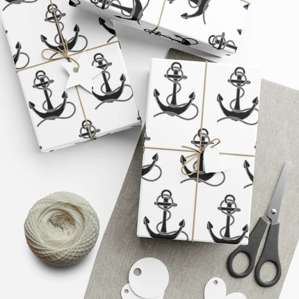 Artisan Anchor Gift Wrap Paper for Premium Gift Presentation - Très Elite
