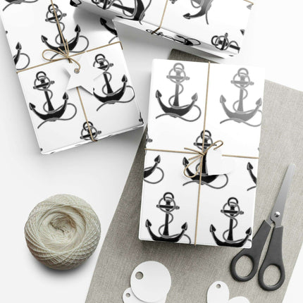 Artisan Anchor Gift Wrap Paper for Premium Gift Presentation - Très Elite
