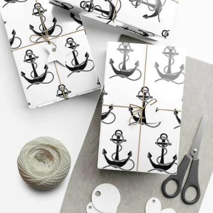 Artisan Anchor Gift Wrap Paper for Premium Gift Presentation - Très Elite