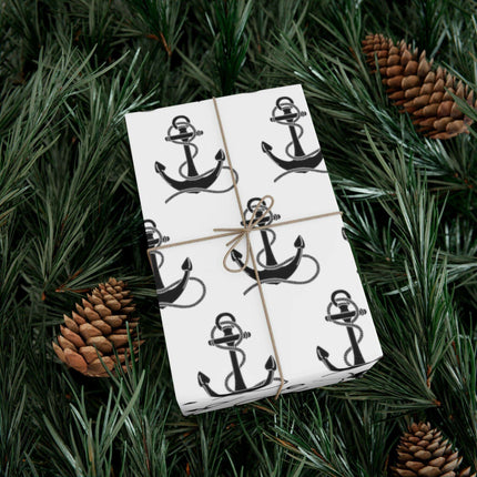Artisan Anchor Gift Wrap Paper for Premium Gift Presentation - Très Elite