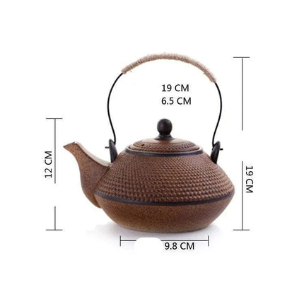 Artisan Clay Tea Set with Classic Kettle and Kung Fu Teapot for Elegant Brewing - Très Elite