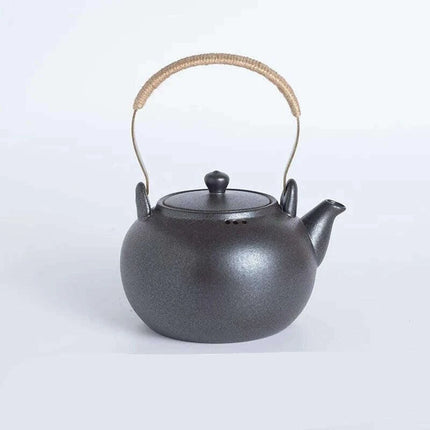 Artisan Clay Tea Set with Classic Kettle and Kung Fu Teapot for Elegant Brewing - Très Elite