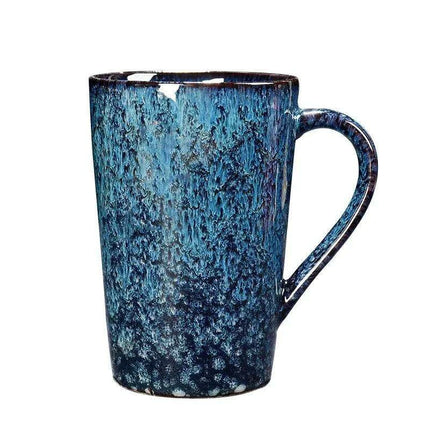 Artisan Crafted 400ml Ceramic Mug - Distinctive Textured Tea Cup - Très Elite