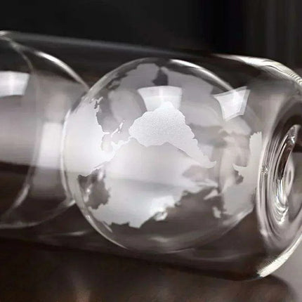 Artisan Crafted Double-Walled Glass Cup for Chic Home & Office Enjoyment - Très Elite