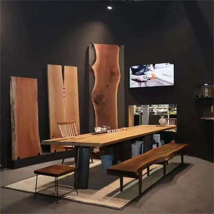 Artisan Crafted Live Edge Dining Tables - Exquisite Designs in Premium Woods - Très Elite