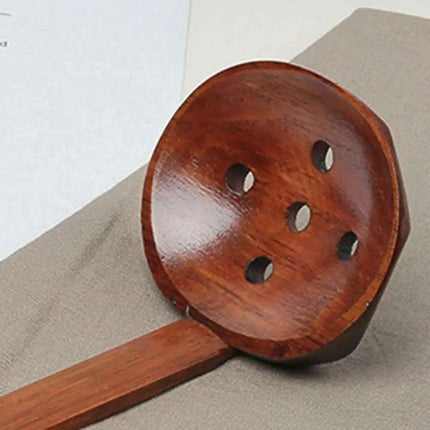 Artisan Extra-Large Japanese Wooden Ladle for Ramen and Soup Serving - Très Elite