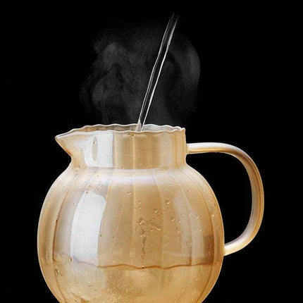 Artisan Glass Teapot Set with Precision Filter and Electric Pottery Heater for Traditional Kung Fu Tea Brewing - Très Elite