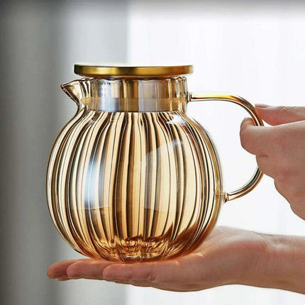 Artisan Glass Teapot Set with Precision Filter and Electric Pottery Heater for Traditional Kung Fu Tea Brewing - Très Elite