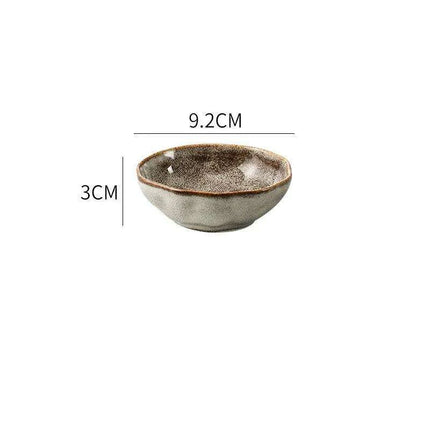 Artisan Hammered Ceramic Dish Set for Sophisticated Dining - Très Elite